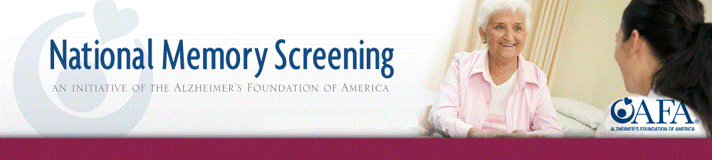 Alzheimer's Memory Screening Website